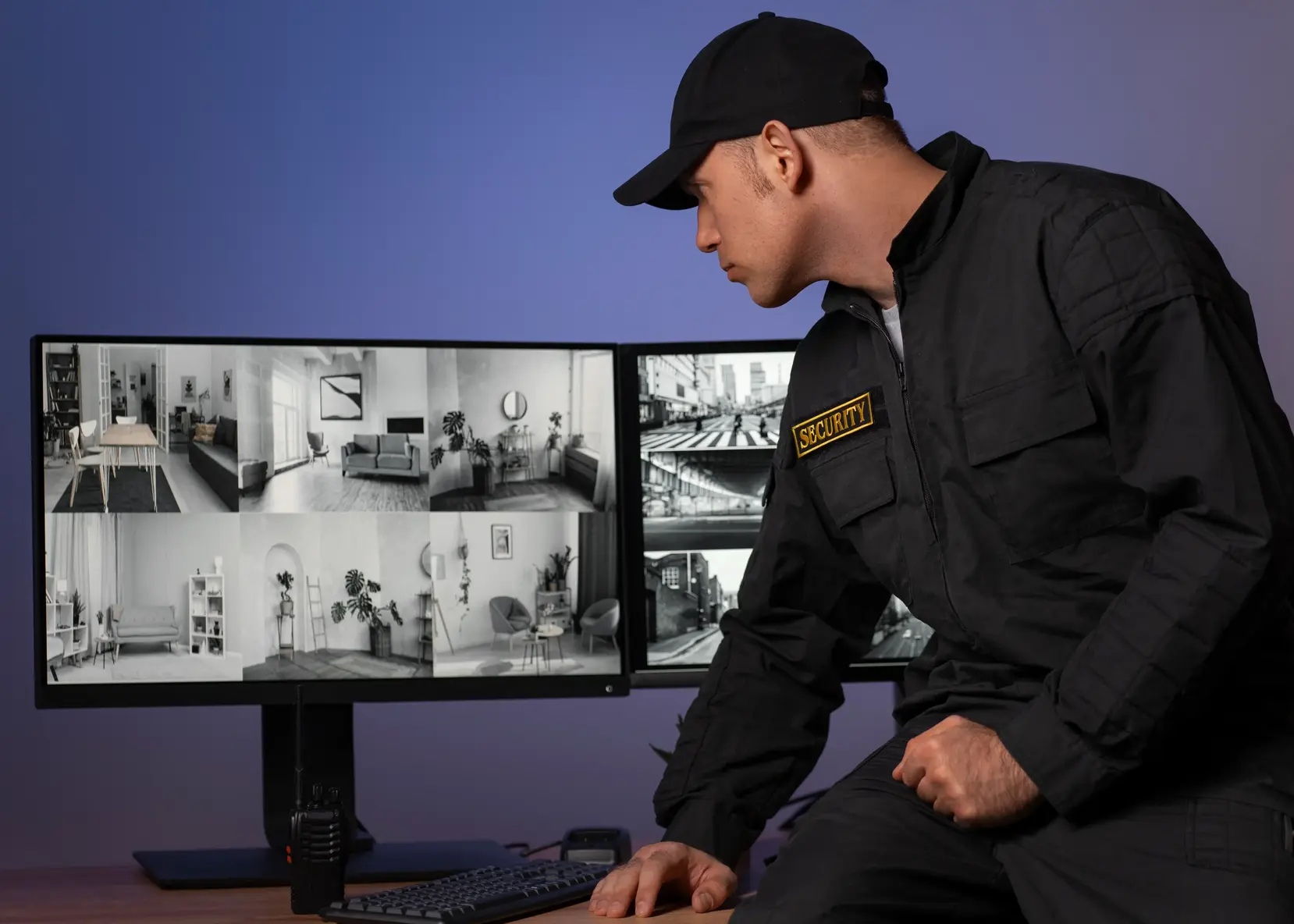 Zampa Security Monitoring Control Room